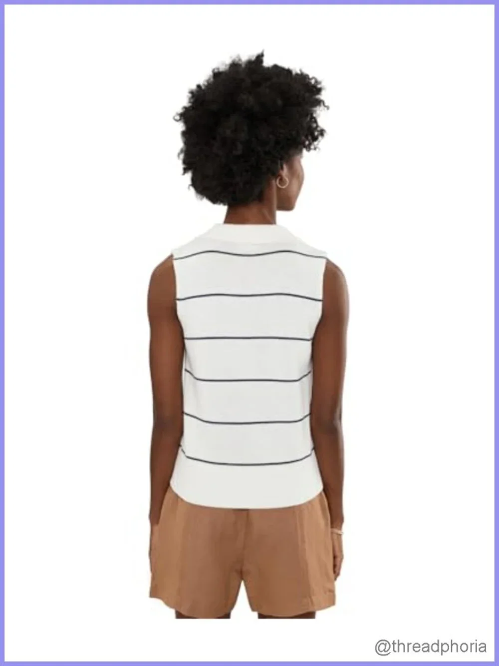 Women's Cotton Rollneck Sleeveless Sweater Tank